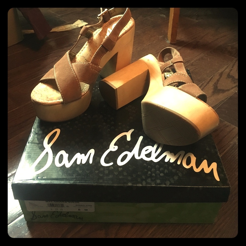 Sam Edelman platform sandals